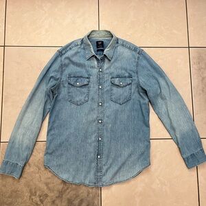 GAP Light Blue Denim Shirt